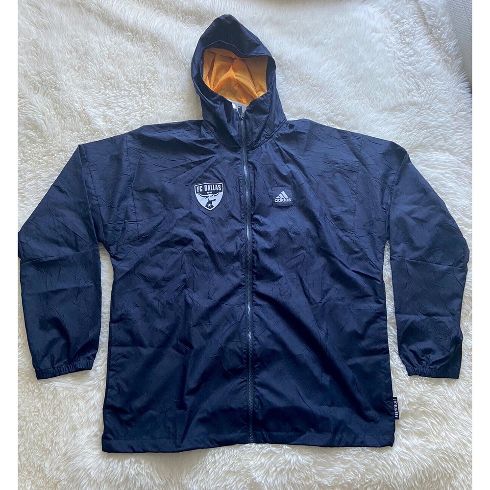 Adidas FC Dallas Adidas W.N.D. Primeblue Jacket Mens Soccer Size Small NWT